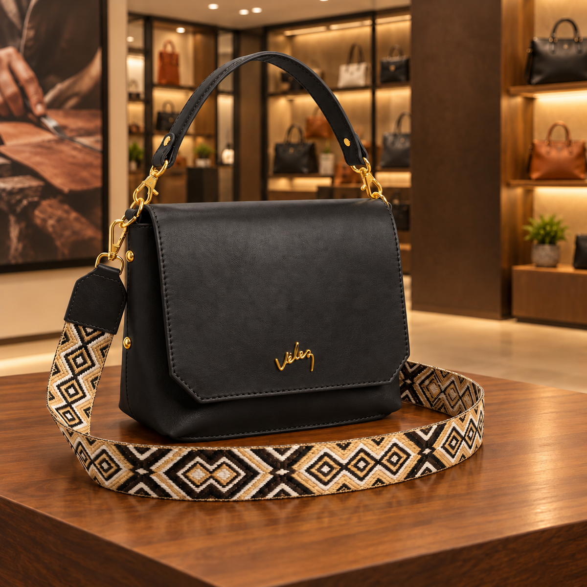Bolso Carriel en Cuero Premium - 83% De Descuento